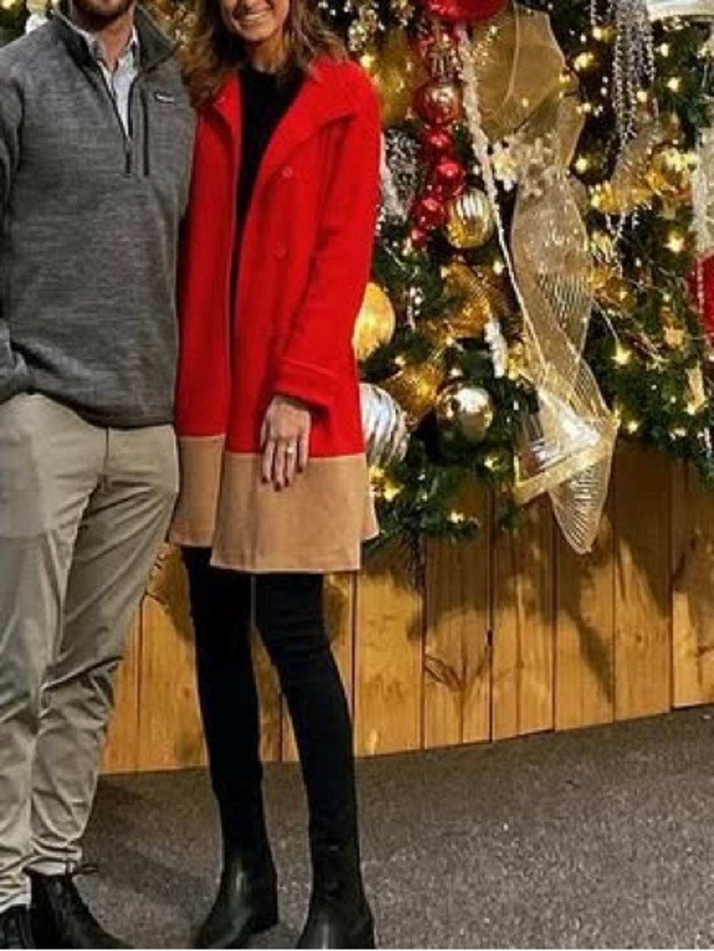 mercer & madison Red Wool Coat